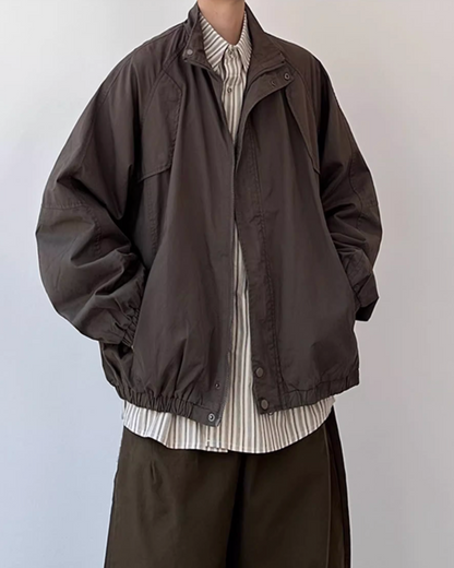 Retro Casual Workwear Jacket N0886