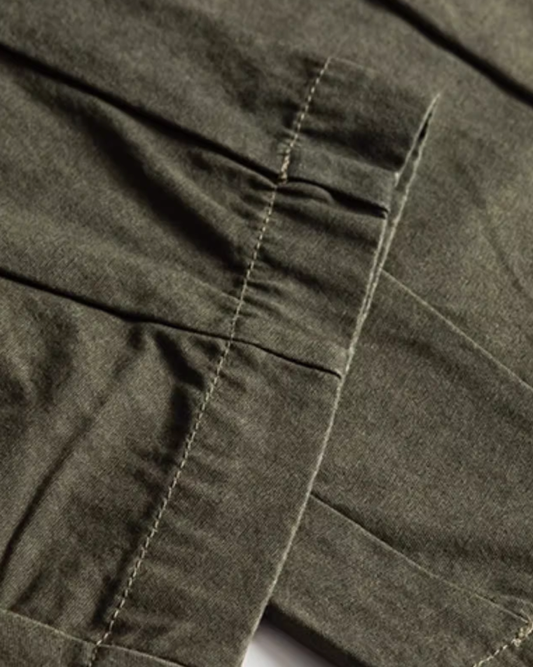 Retro Wide-Legged Work Pants N0887