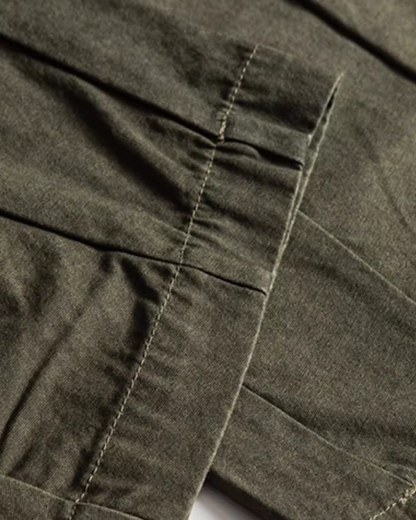 Retro Wide-Legged Work Pants N0887