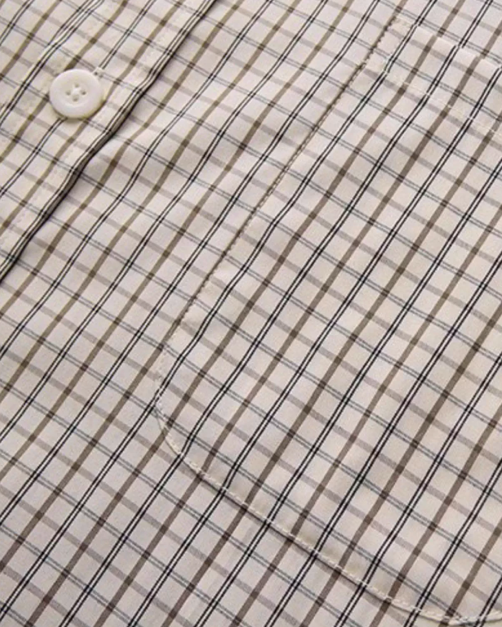 Plaid Casual Shirt Jacket N0891