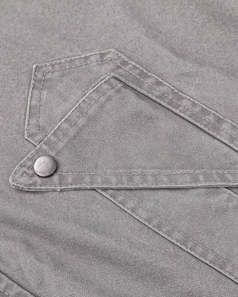 Relaxed Silhouette Stand Collar Jacket N0897