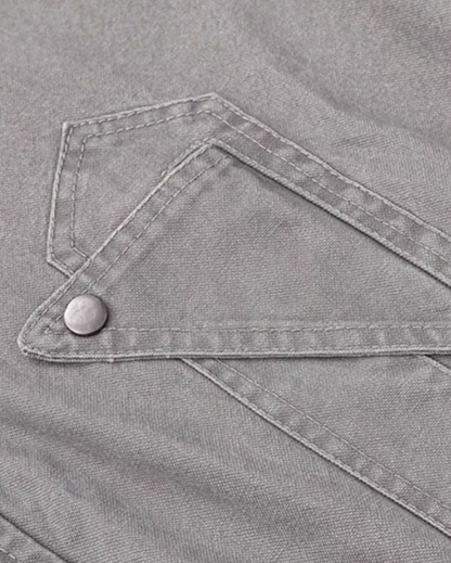 Relaxed Silhouette Stand Collar Jacket N0897