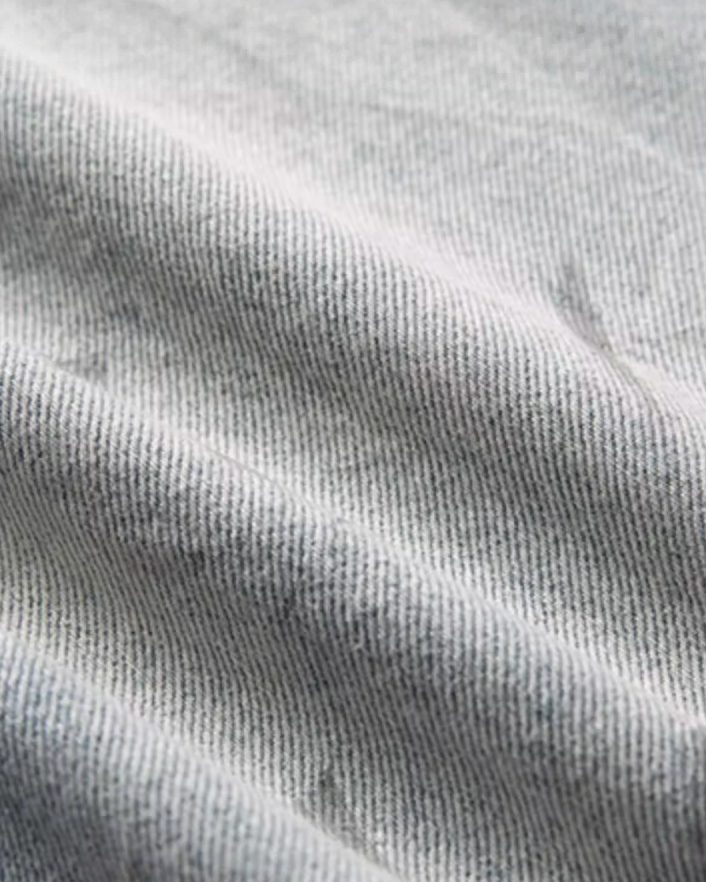 Vintage Wash Wide Denim Pants N0898