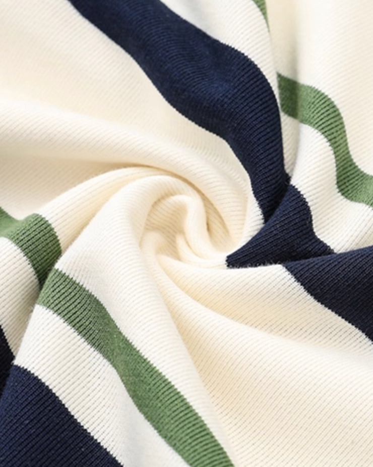 Border Line Loose Fit Long Sleeve T-shirt N0903