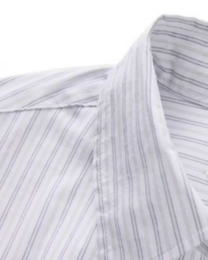 Stripe Relax Long Sleeve Shirt N0910