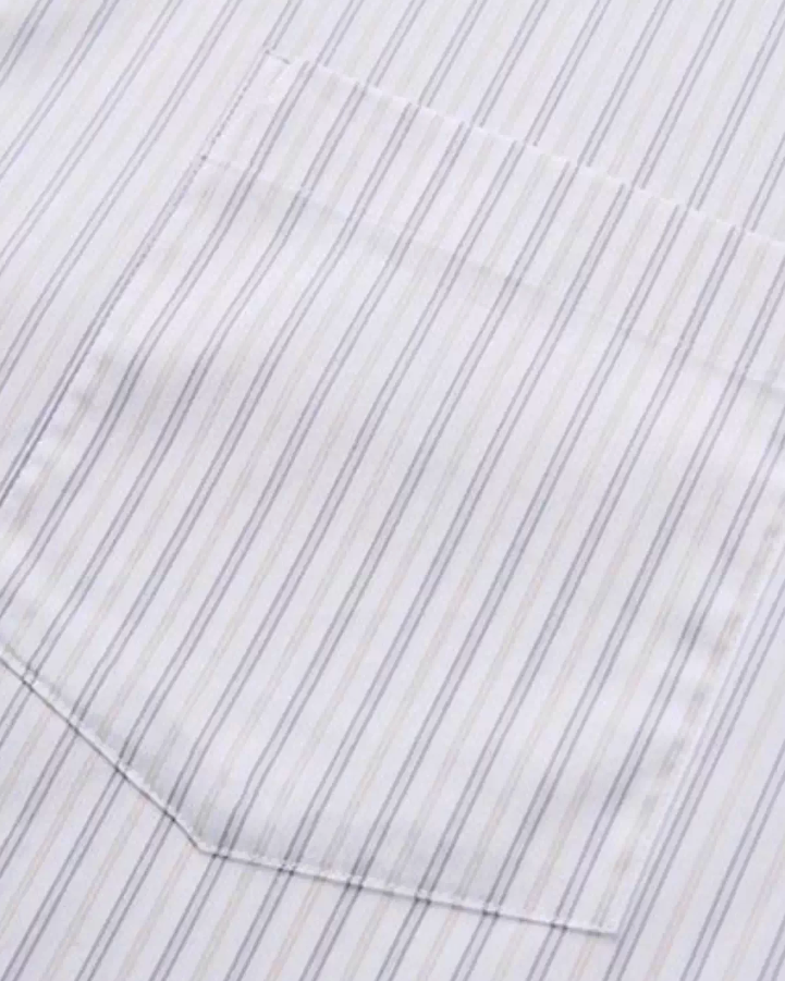 Stripe Relax Long Sleeve Shirt N0910