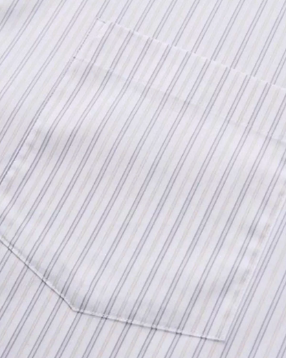 Stripe Relax Long Sleeve Shirt N0910