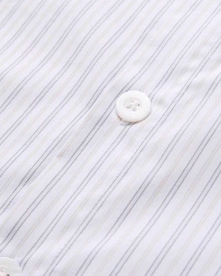 Stripe Relax Long Sleeve Shirt N0910