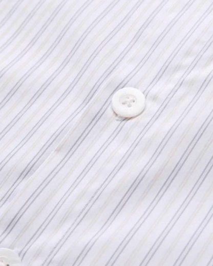 Stripe Relax Long Sleeve Shirt N0910