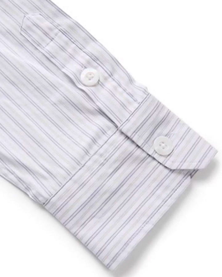 Stripe Relax Long Sleeve Shirt N0910