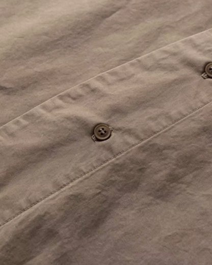 Straight Silhouette Casual Style Long Sleeve Shirt N0912