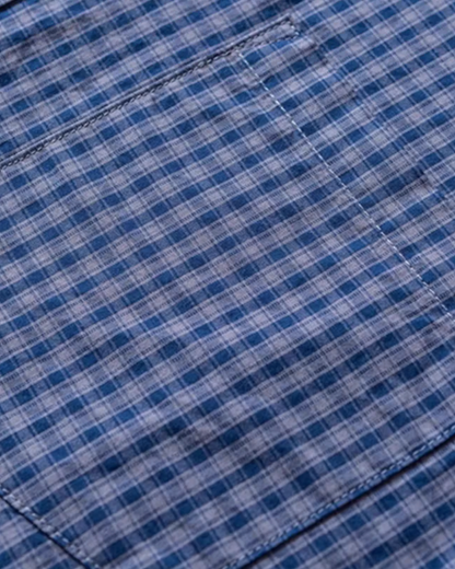 Classic Check Button Down Long Shirt N0913