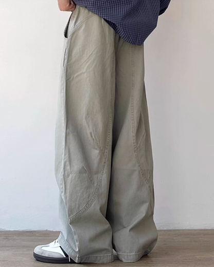 Volume Wide Silhouette Pants N0915