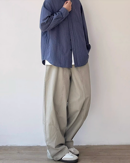 Volume Wide Silhouette Pants N0915