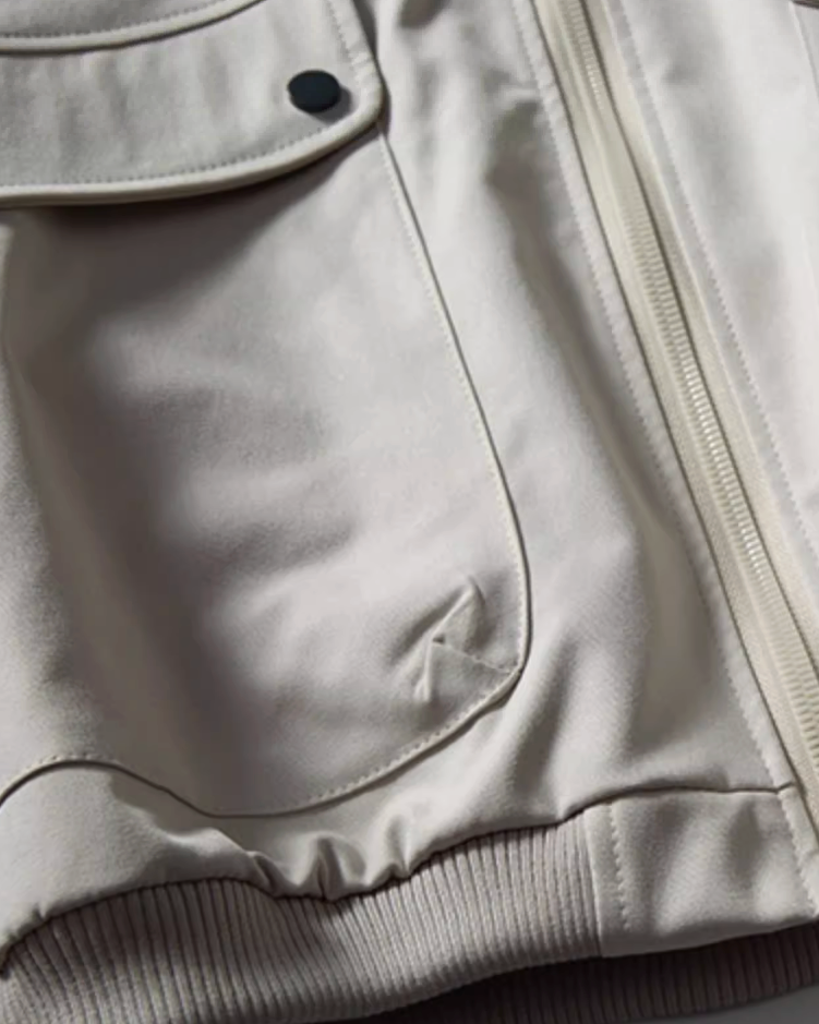 Volume Silhouette Zip Up Jacket N0916