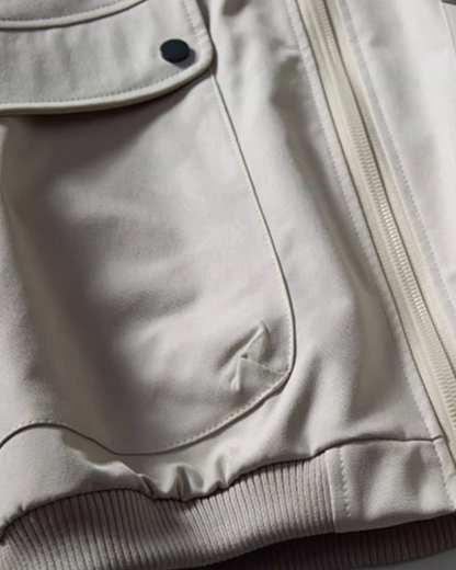 Volume Silhouette Zip Up Jacket N0916