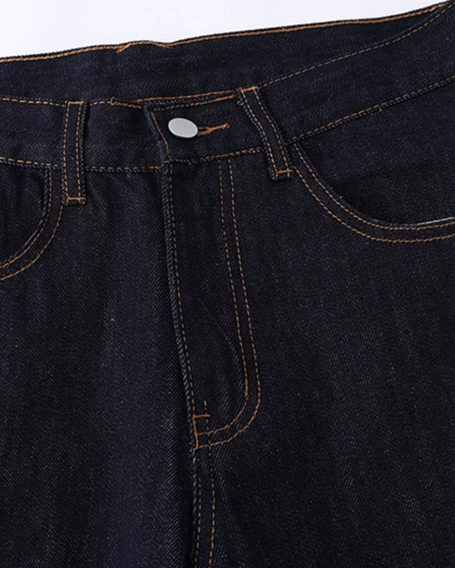 Dark Indigo Wide Denim Pants N0925