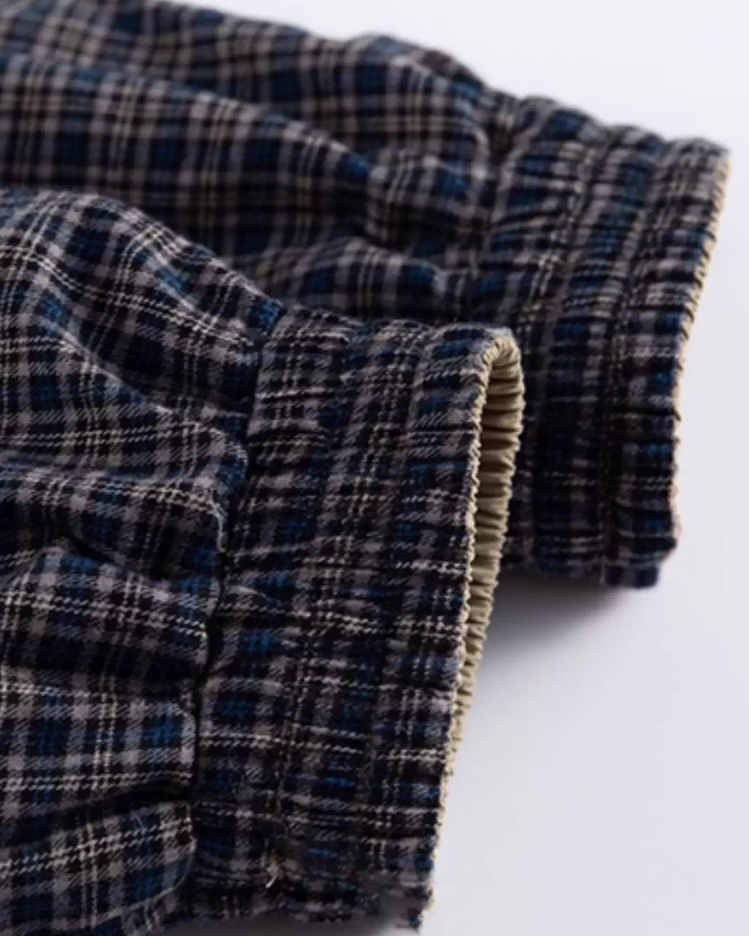 Reversible Check Stand Collar Jacket N0926