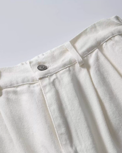 Relaxed Silhouette Tuck Wide Pants N0924