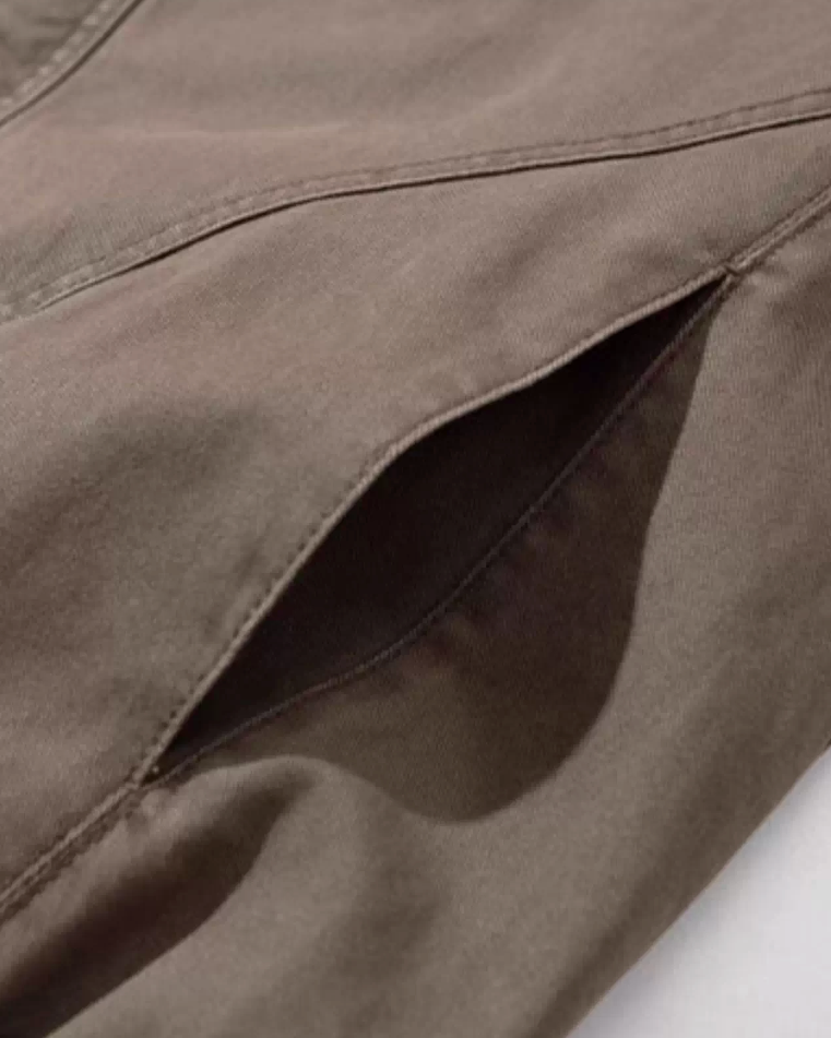 Dark Color Contrast Jacket N0928