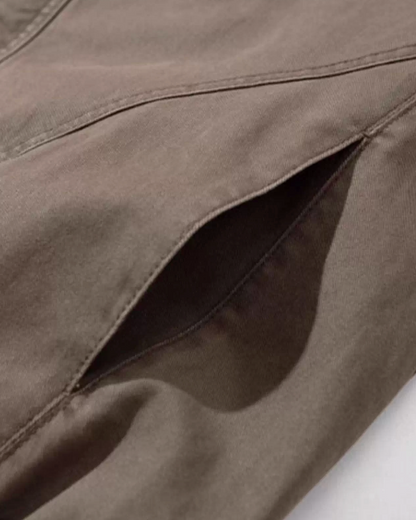 Dark Color Contrast Jacket N0928