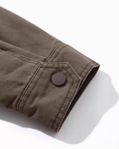 Dark Color Contrast Jacket N0928