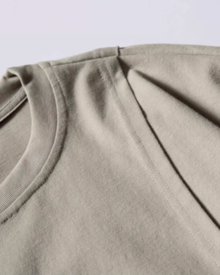 Layered Sleeve Over T-shirt N0931