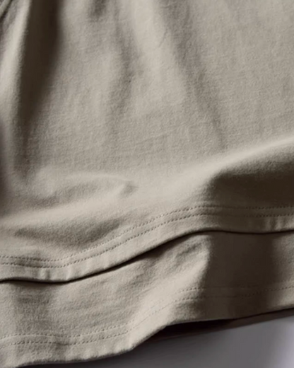 Layered Sleeve Over T-shirt N0931