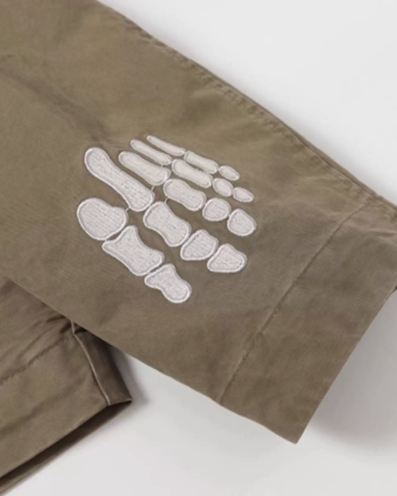 Two Tone Color Work Jacket N0932