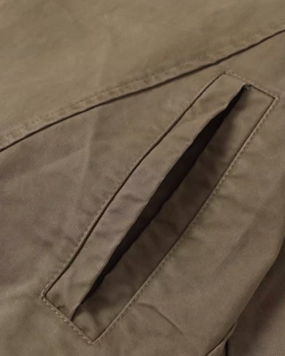 Two Tone Color Work Jacket N0932