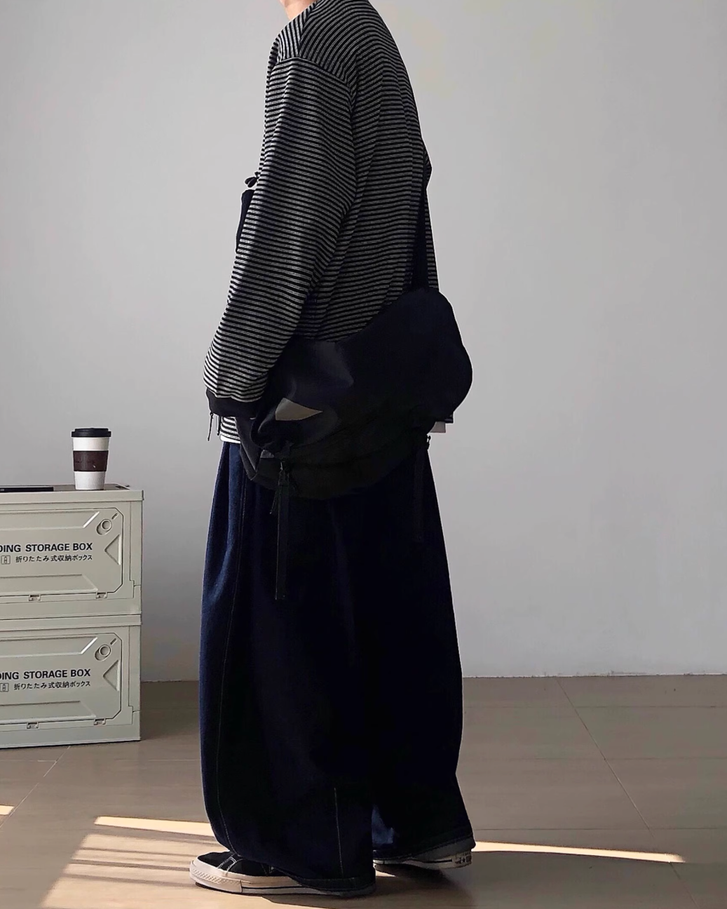 Border Relax Long Sleeve T-shirt N0943