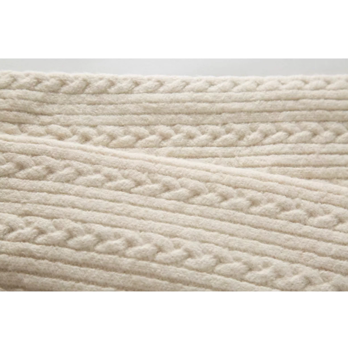 Cable Pattern Relax Fit Knit Sweater N0980