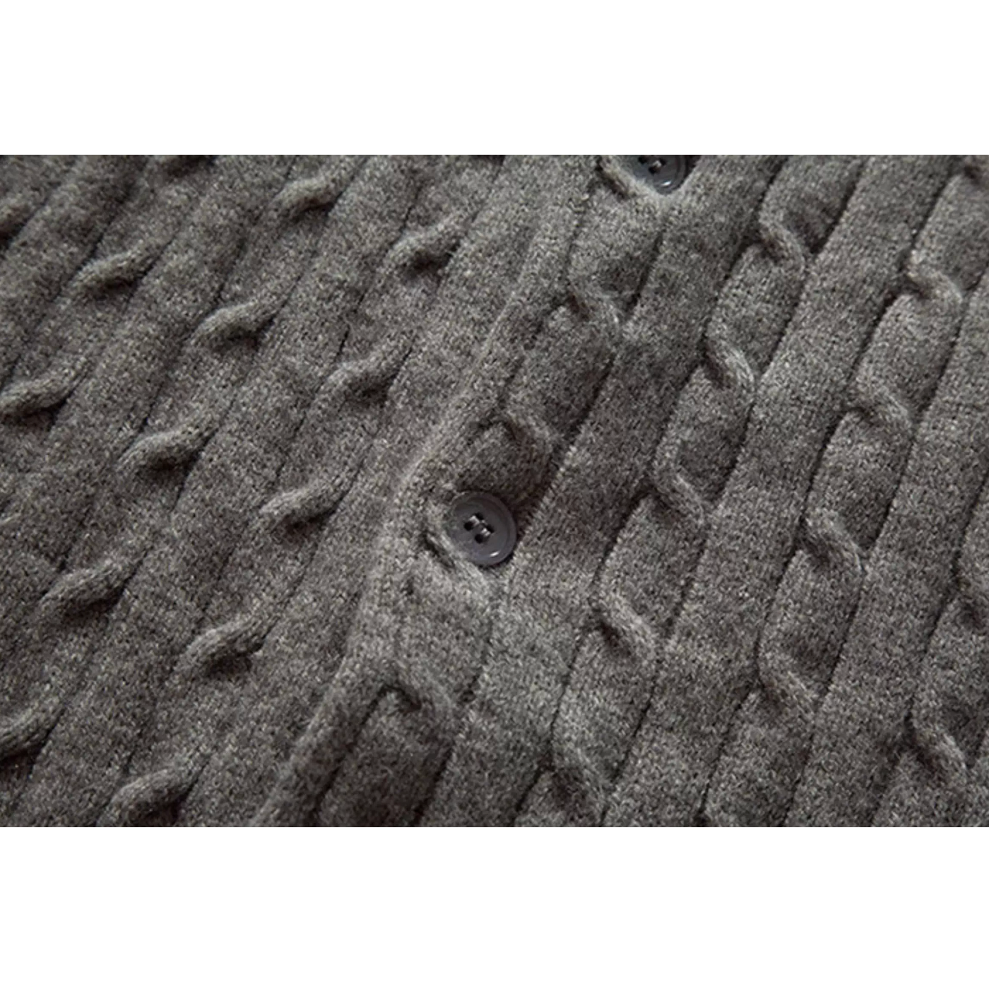 Cable Line oversized Silhouette Cardigan N0987