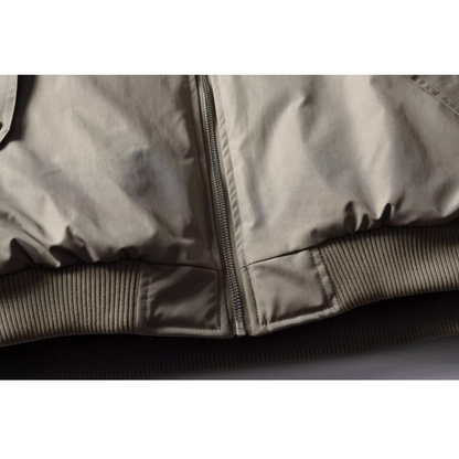 Volume Silhouette Fur Hood Jacket N0993