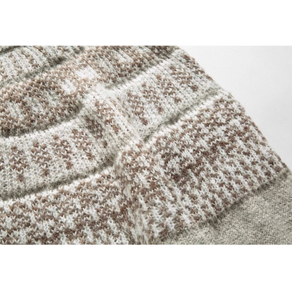 Nordic Pattern Round Sweater N1002