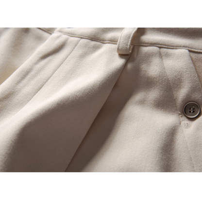 Volume Silhouette Tuck Wide Pants N1007