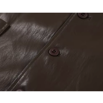 Oversized Silhouette Minimal Design Tailored Jacket N1055