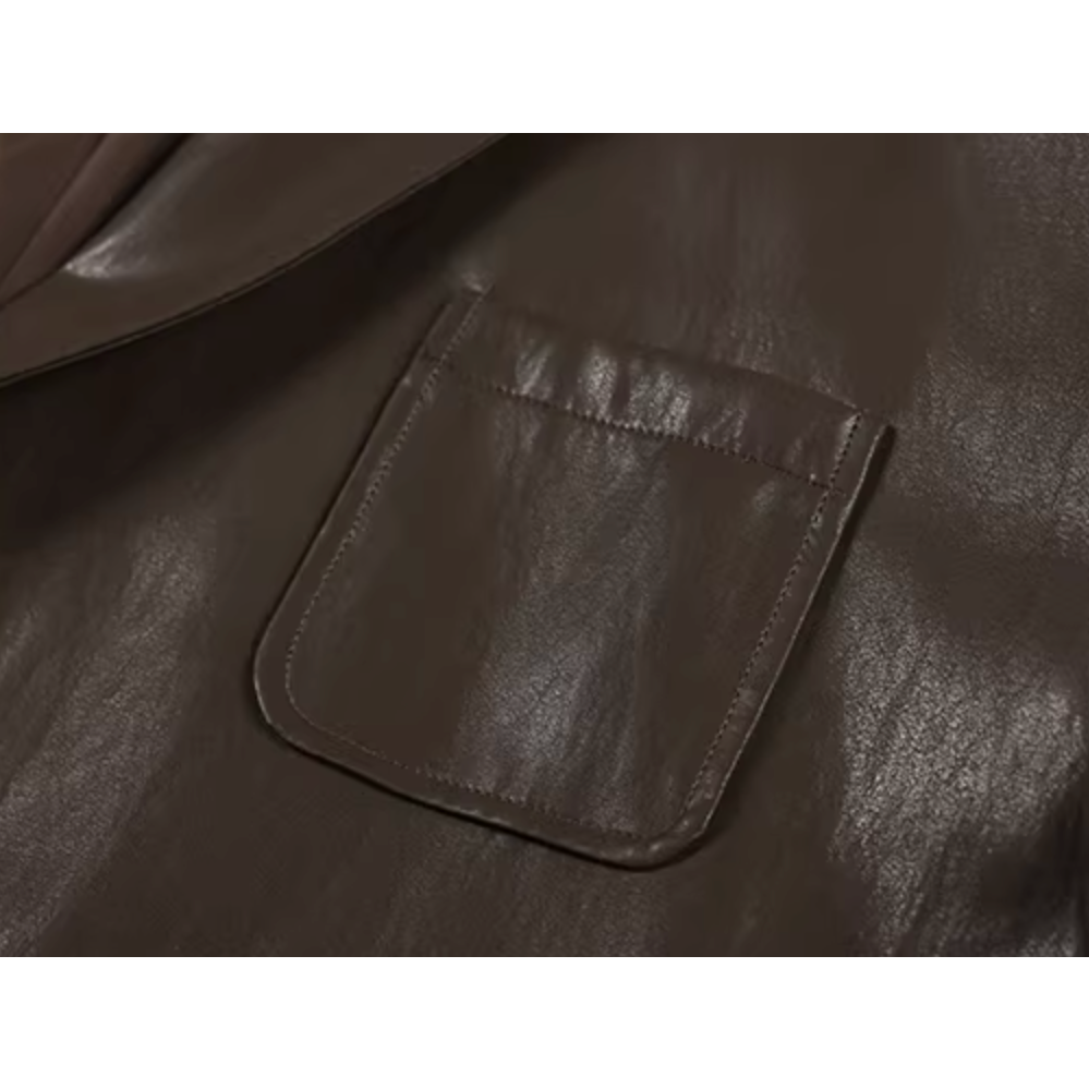 Oversized Silhouette Minimal Design Tailored Jacket N1055