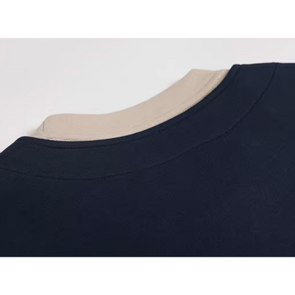 Key Neck Design Wide Silhouette Long Sleeve N1056