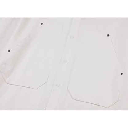 Minimal Big Pocket Long Sleeve Shirt N1060