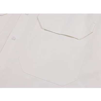 Minimal Big Pocket Long Sleeve Shirt N1060