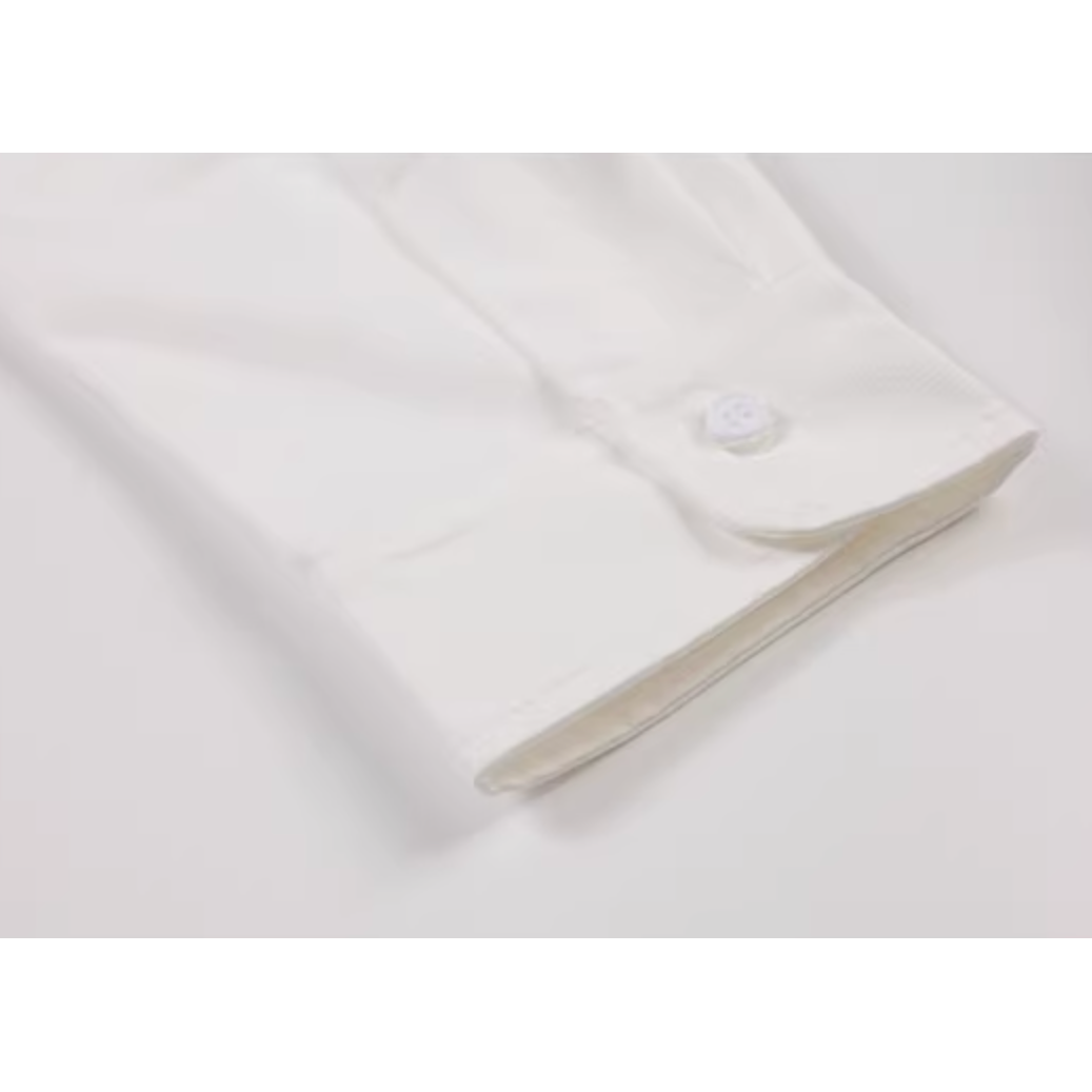 Minimal Big Pocket Long Sleeve Shirt N1060