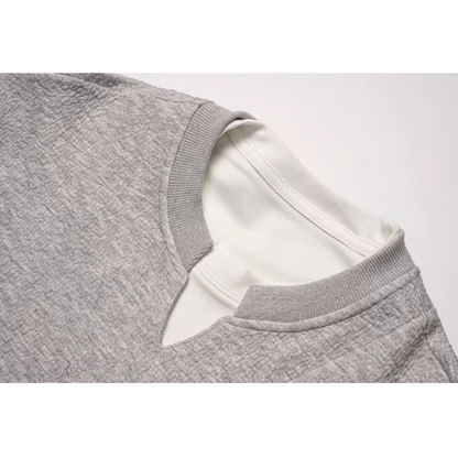 Simple Design Sweat Tops N1066