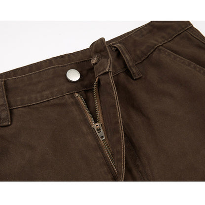 Relaxed Silhouette Cargo Style Pants N1082