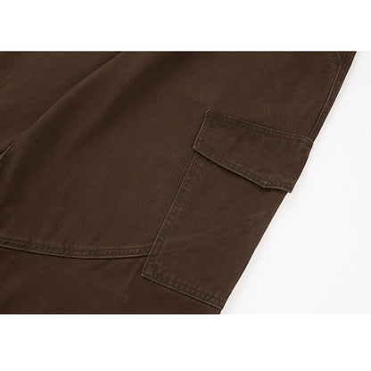 Relaxed Silhouette Cargo Style Pants N1082