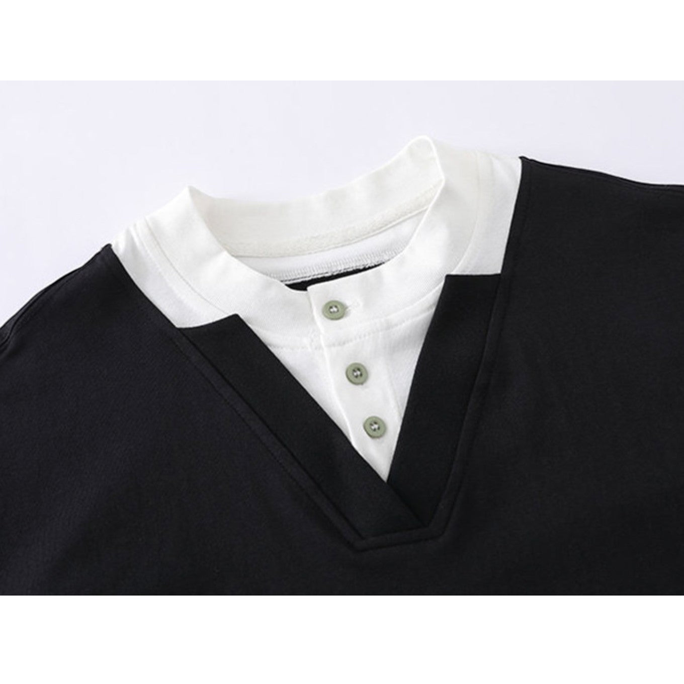 Simple Layered Half Sleeve T-Shirt N1084