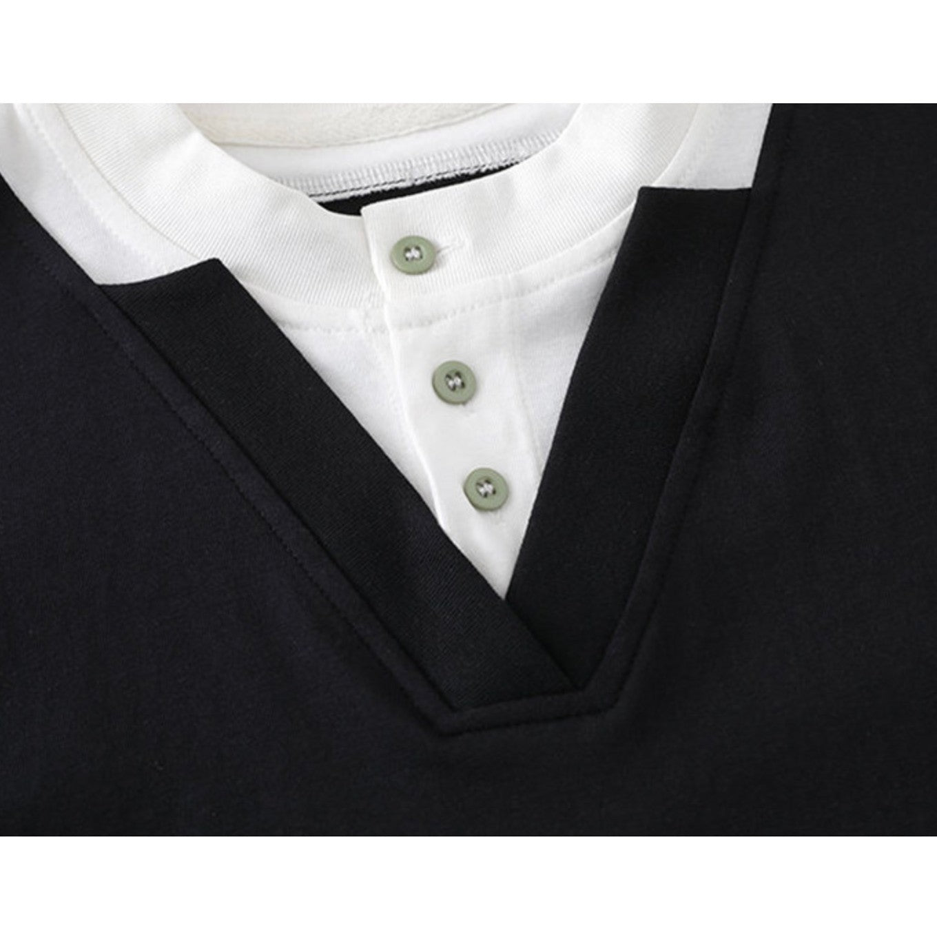 Simple Layered Half Sleeve T-Shirt N1084