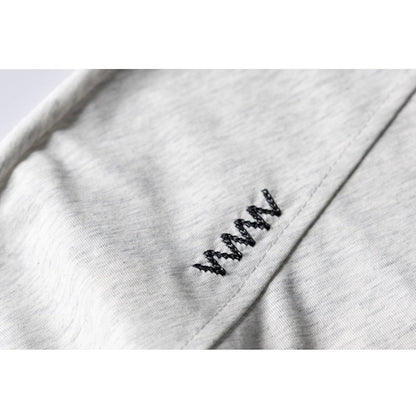 Wave Stitch Crew Neck Short Sleeve T-Shirt N1087