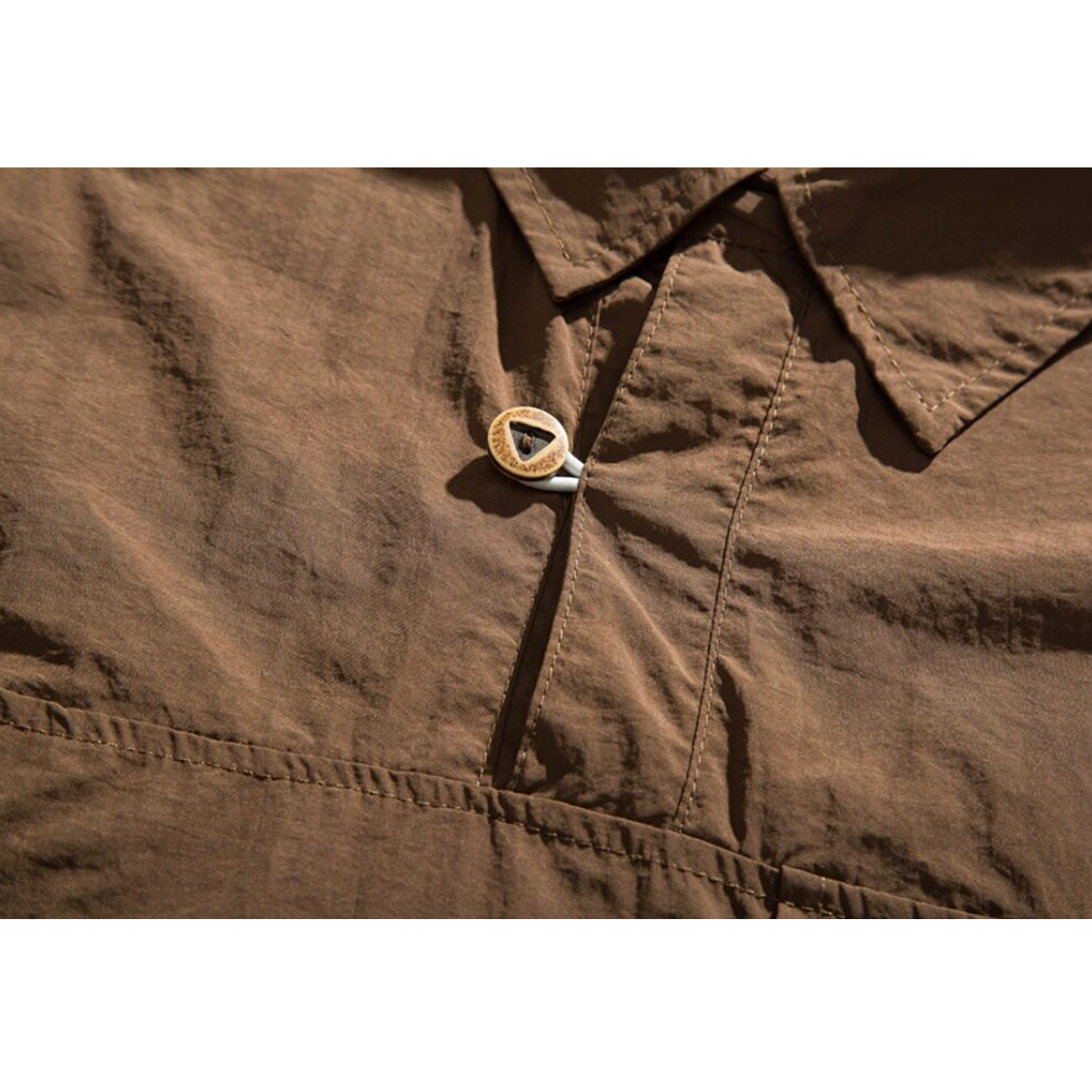 Oversized Flap Pocket Half Sleeve Shirt N1091