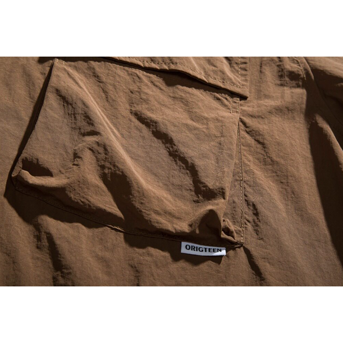 Oversized Flap Pocket Half Sleeve Shirt N1091